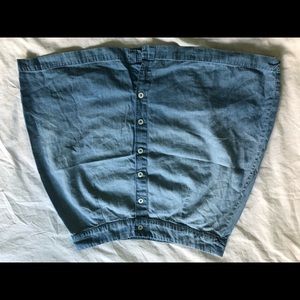 Simple denim skirt